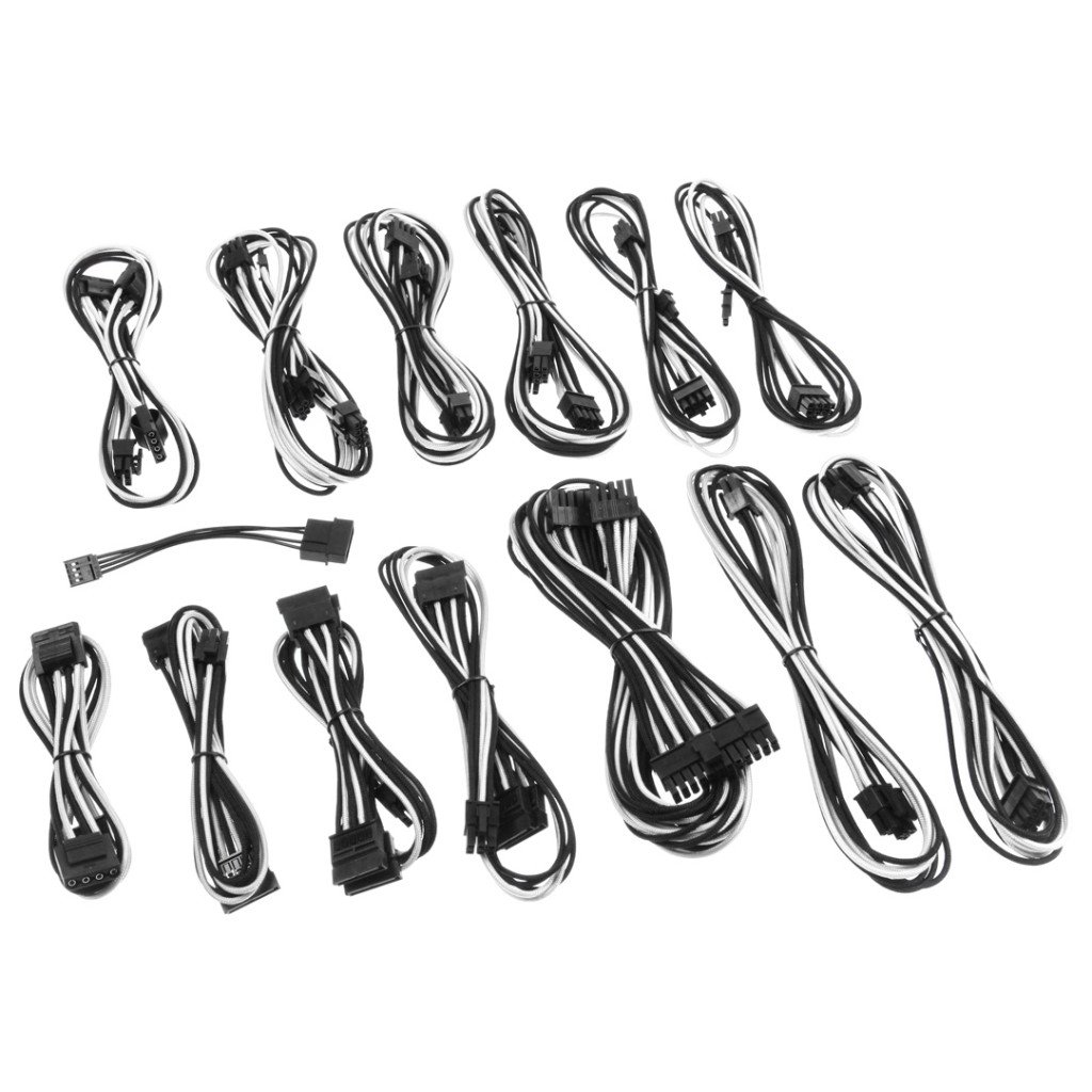 CableMod SE-Series ModFlex Cable Kit for Seasonic and ASUS - BLACK / WHITE