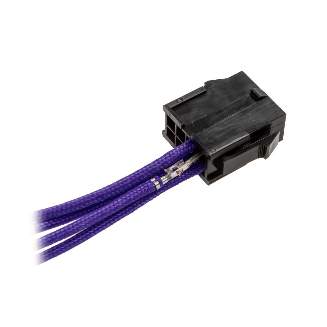 CableMod ModFlex™ Sleeved Wires Purple 16 inch 4 Pack CableMod