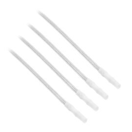 CableMod ModFlex™ Sleeved Wires - White 16 inch - 4 Pack