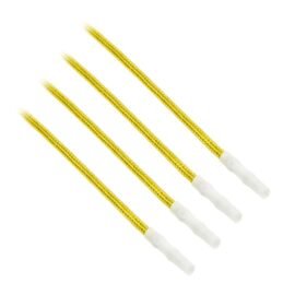 CableMod ModFlex™ Sleeved Wires - Yellow 16 inch - 4 Pack