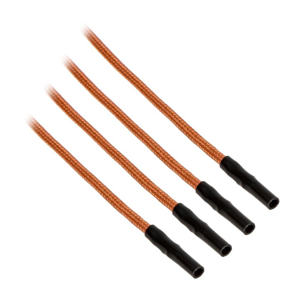 CableMod ModFlex™ Sleeved Wires – Orange 24 inch – 4 Pack – CableMod