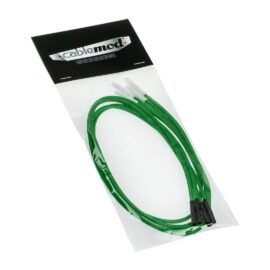 CableMod ModFlex™ Sleeved Wires - Green 8 inch - 4 Pack