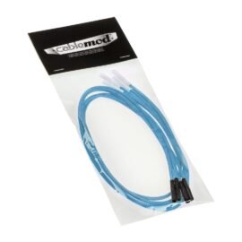 CableMod ModFlex™ Sleeved Wires - Light Blue 8 inch - 4 Pack