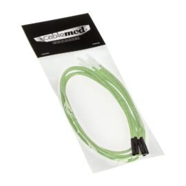 CableMod ModFlex™ Sleeved Wires - Light Green 8 inch - 4 Pack