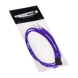 CableMod ModFlex™ Sleeved Wires - Purple 8 inch - 4 Pack