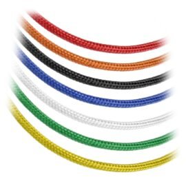 CableMod ModFlex™ Sleeved Wires - White 8 inch - 4 Pack