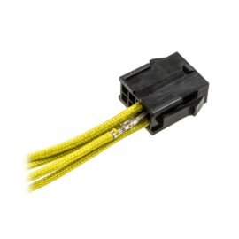 CableMod ModFlex™ Sleeved Wires - Yellow 8 inch - 4 Pack