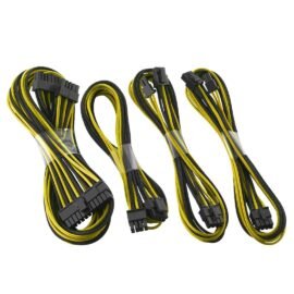 CableMod C-Series ModFlex Basic Cable Kit for Corsair RM (Yellow Label) / AXi / HXi - BLACK / YELLOW