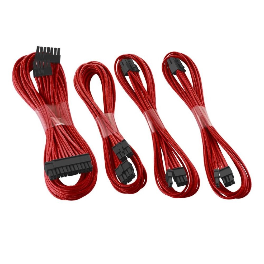 CableMod C-Series ModFlex Basic Cable Kit for Corsair RM (Yellow Label) / AXi / HXi - RED