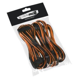 CableMod C-Series ModFlex Basic Cable Kit for Corsair RM (Black Label) / RMi / RMx - BLACK / ORANGE