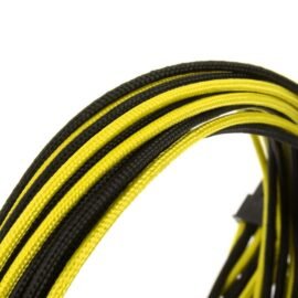 CableMod C-Series ModFlex Basic Cable Kit for Corsair RM (Black Label) / RMi / RMx - BLACK / YELLOW