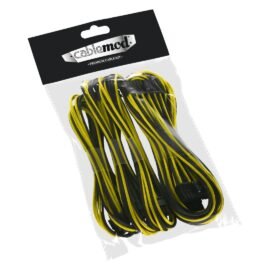 CableMod E-Series ModFlex Basic Cable Kit for EVGA G5 / G3 / G2 / P2 / T2 - BLACK / YELLOW