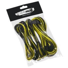 CableMod SE-Series ModFlex Basic Cable Kit for Seasonic and ASUS - BLACK / YELLOW