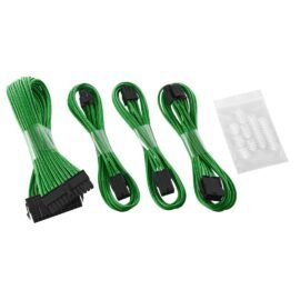 CableMod ModFlex Basic Cable Extension Kit - 6+6 Pin Series - Green