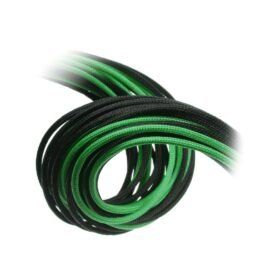 CableMod Classic ModFlex Basic Cable Extension Kit - 6+6 Pin Series - Black+Green