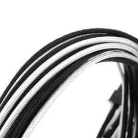 CableMod ModFlex Basic Cable Extension Kit - 6+6 Pin Series - Black+White