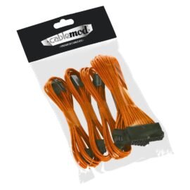CableMod Classic ModFlex Basic Cable Extension Kit - 6+6 Pin Series - Orange