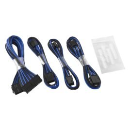 CableMod Classic ModFlex Basic Cable Extension Kit - 8+6 Pin Series - Black+Blue