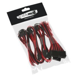 CableMod ModFlex Basic Cable Extension Kit - 8+6 Pin Series - Black+Red