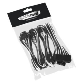 CableMod ModFlex Basic Cable Extension Kit - 8+6 Pin Series - Black+White