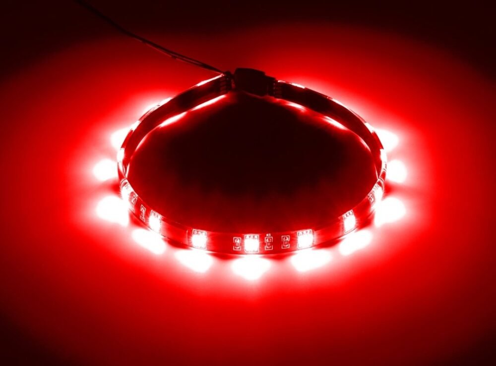 CableMod WideBeam Foam LED Strip - 30cm - RED