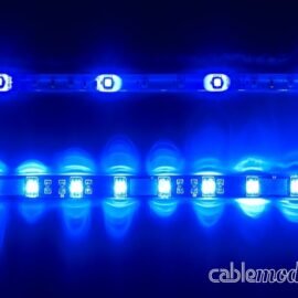 CableMod WideBeam Magnetic LED Strip - 30cm - BLUE