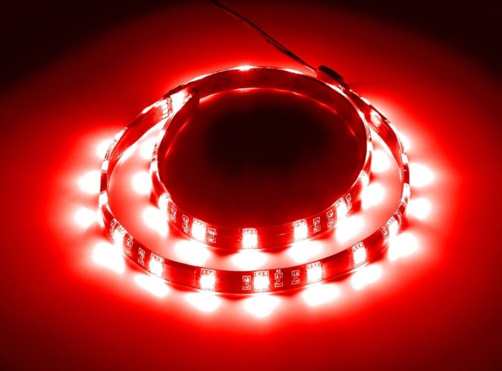 CableMod WideBeam Magnetic LED Strip - 60cm - RED