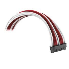 CableMod C-Series ModMesh Cable Kit for Corsair RM (Black Label) / RMi / RMx - WHITE / RED