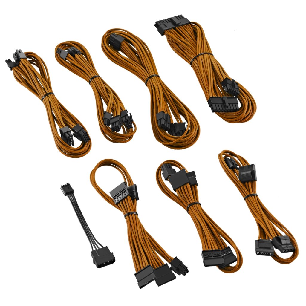CableMod ESeries ModFlex Cable Kit for EVGA GS & PS 650 / 550 ORANGE