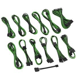 CableMod ST-Series ModFlex Cable Kit for Silverstone - BLACK / GREEN