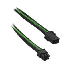 CableMod ModFlex™ 6-pin PCI-e Extension 45cm - BLACK / GREEN
