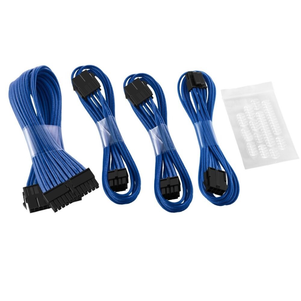 CableMod ModFlex Basic Cable Extension Kit - Dual 6+2 Pin Series - Blue