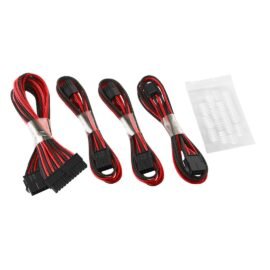 CableMod ModFlex Basic Cable Extension Kit - Dual 6+2 Pin Series - Black+Red