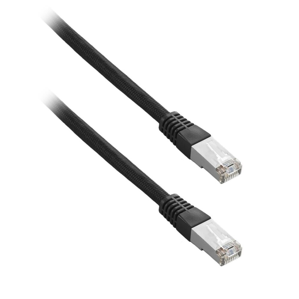 CableMod ModFlex™ Cat 6 Ethernet Cable - 1m - BLACK