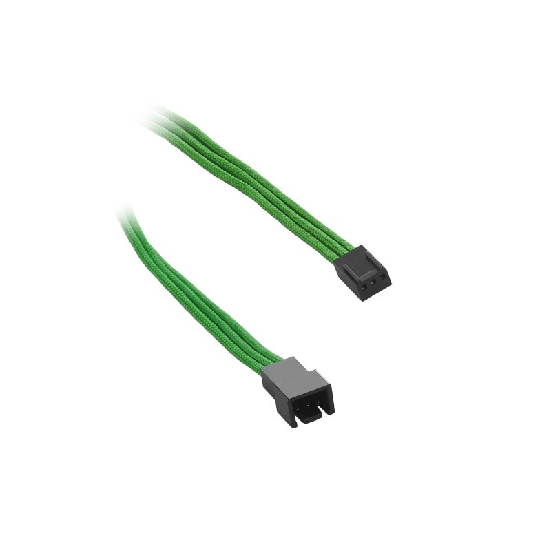 CableMod ModFlex™ 3pin Fan Cable Extension 30cm GREEN CableMod
