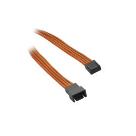 CableMod ModFlex™ 4-pin Fan Cable Extension 30cm - ORANGE