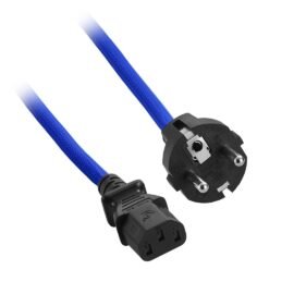CableMod ModMesh™ Power Cord - C13 to DE/FR Plug - 2m - BLUE