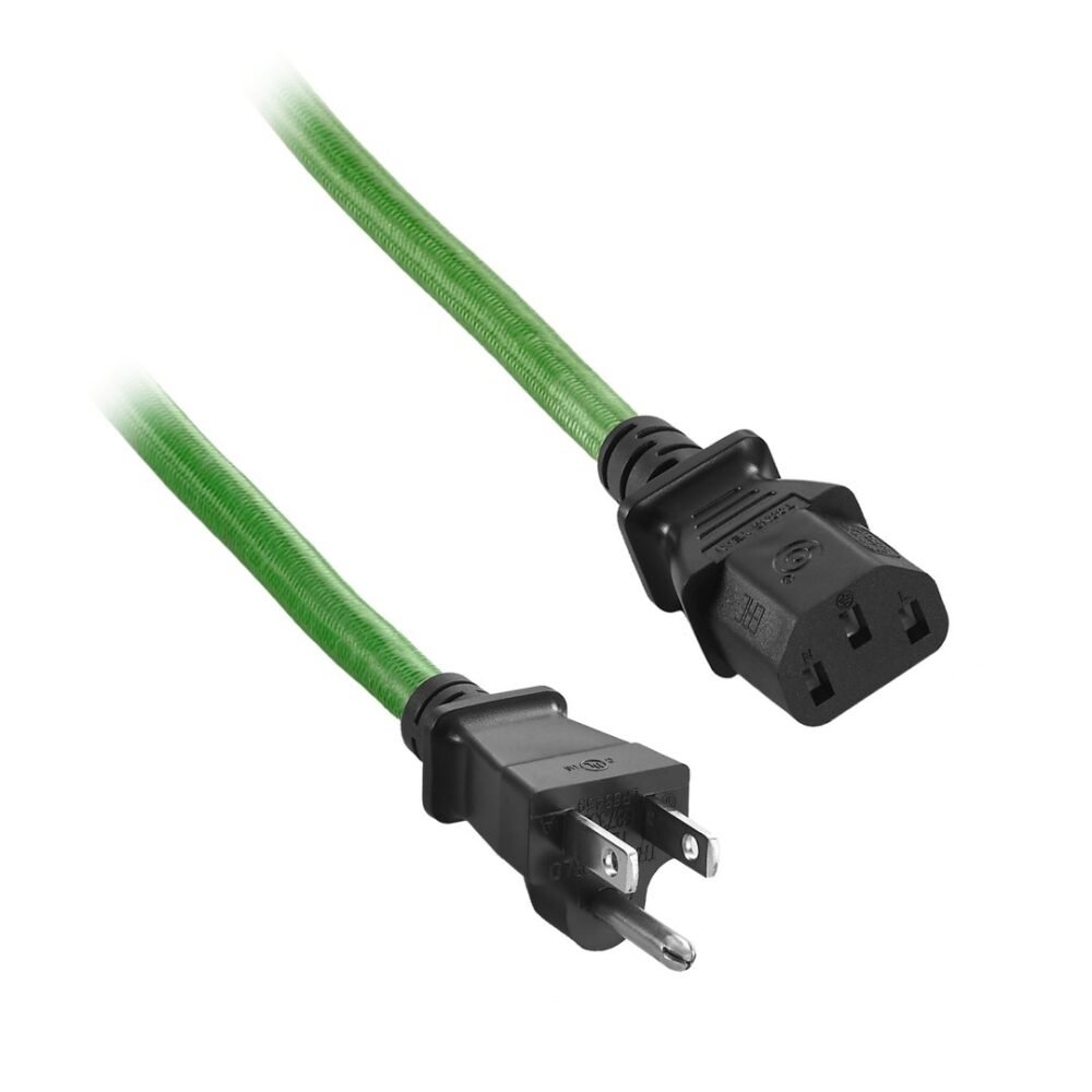 CableMod ModFlex™ Power Cord - C13 to NA Plug - 2m - GREEN