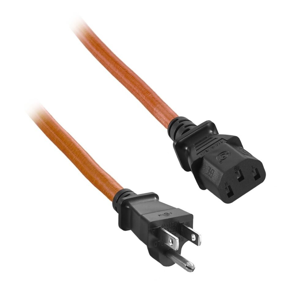 CableMod ModFlex™ Power Cord - C13 to NA Plug - 2m - ORANGE