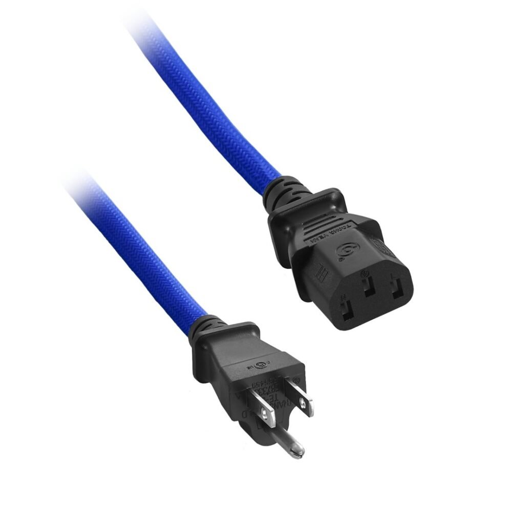 CableMod ModMesh™ Power Cord - C13 to NA Plug - 2m - BLUE