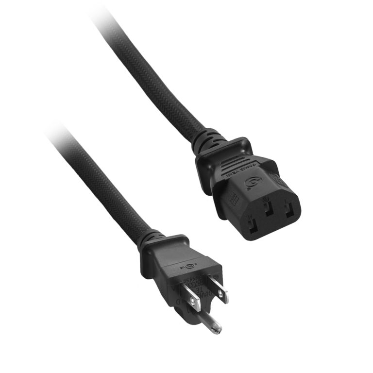 CableMod ModMesh™ Power Cord C13 to NA Plug 2m BLACK CableMod