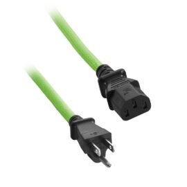 CableMod ModMesh™ Power Cord - C13 to NA Plug - 2m - LIGHT GREEN