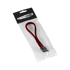 CableMod ModMesh SATA 3 Cable 30cm - BLOOD RED