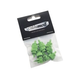CableMod Anodized Aluminum Thumbscrews – UNC 6-32 – GREEN