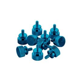CableMod Anodized Aluminum Thumbscrews – UNC 6-32 – LIGHT BLUE