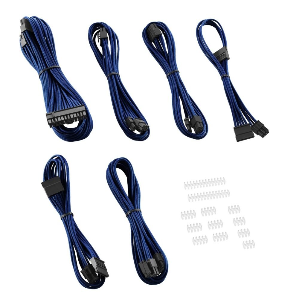 CableMod C-Series ModFlex Essentials Cable Kit for Corsair RM (Yellow Label) / AXi / HXi - BLUE