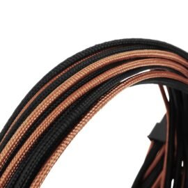 CableMod C-Series ModFlex Essentials Cable Kit for Corsair RM (Black Label) / RMi / RMx - BLACK / ORANGE