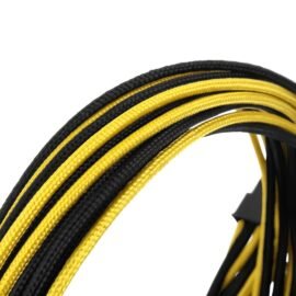 CableMod C-Series ModFlex Essentials Cable Kit for Corsair RM (Black Label) / RMi / RMx - BLACK / YELLOW