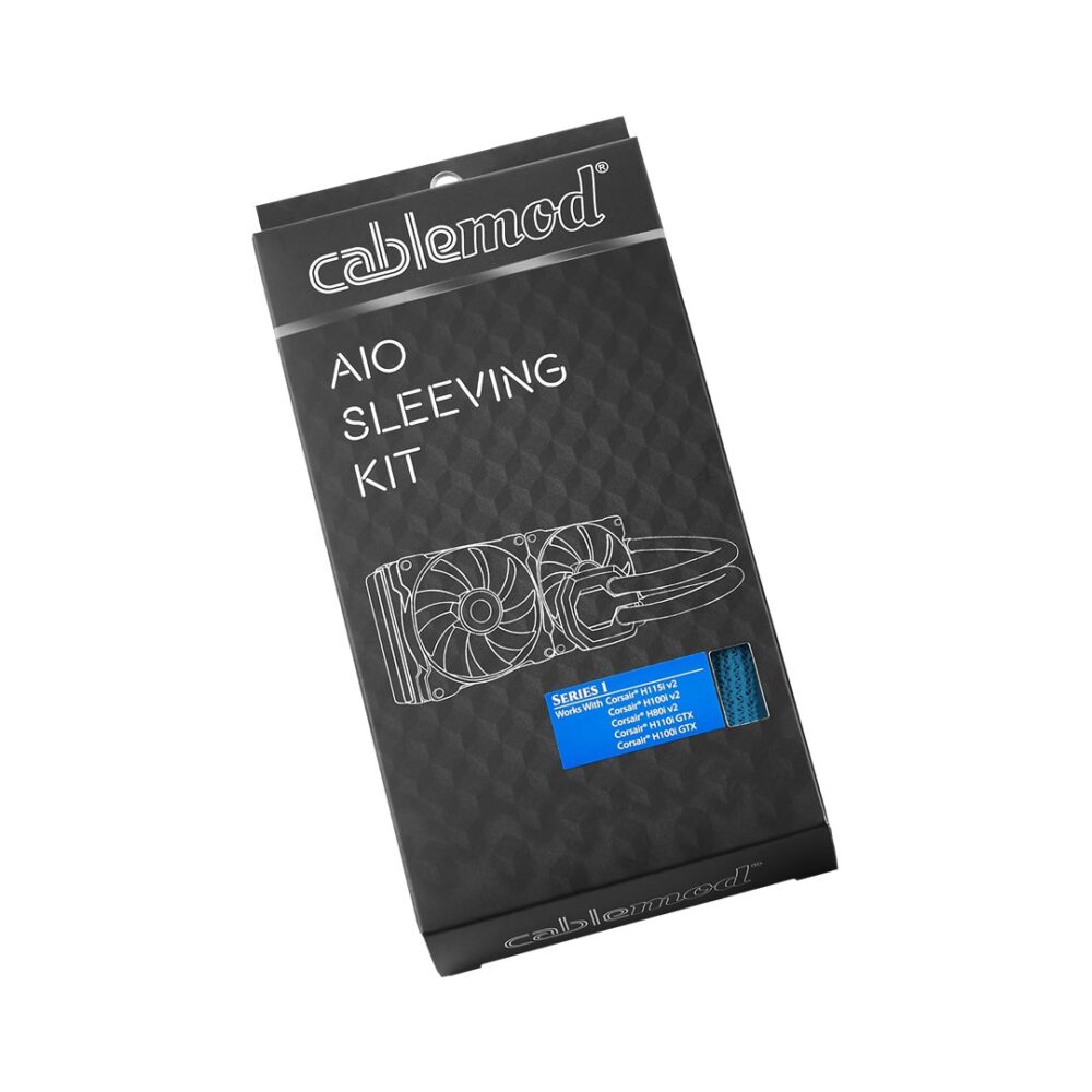(未使用･未開封品)　CableMod AIO Sleeving キットシリーズ1 for Corsair H115i v2 H100i v2 H80i v2 H110i GTX & H100i GTX - ホワイト wyeba8q CableMod AIO Sleeving Kit Series 1 for Corsair® Hydro Gen 2