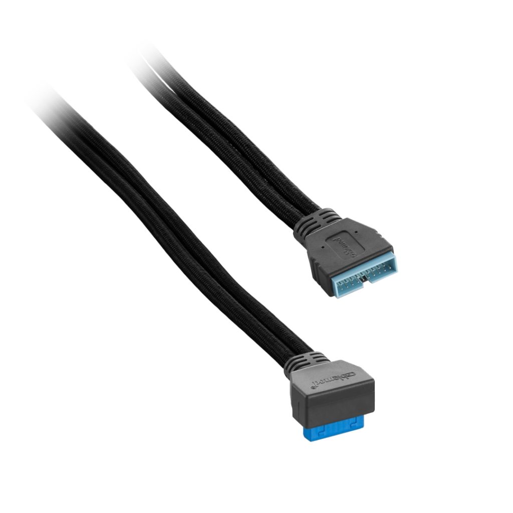 CableMod ModFlex Right Angle Internal USB 3.0 50cm Black CableMod